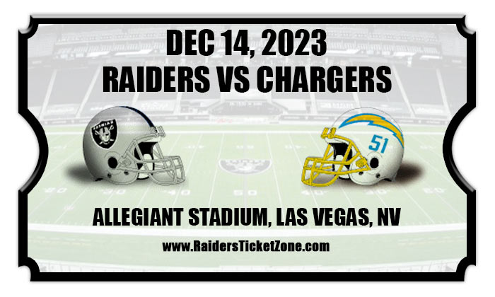 Las Vegas Raiders vs. Los Angeles Chargers Tickets Dec 14, 2023